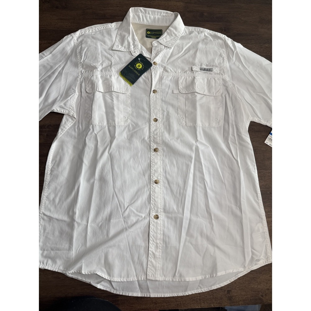 GH Bass & Co Explorer Fishing Shirt Button Down Mens XL Outdoors Hiking Gorpcore
